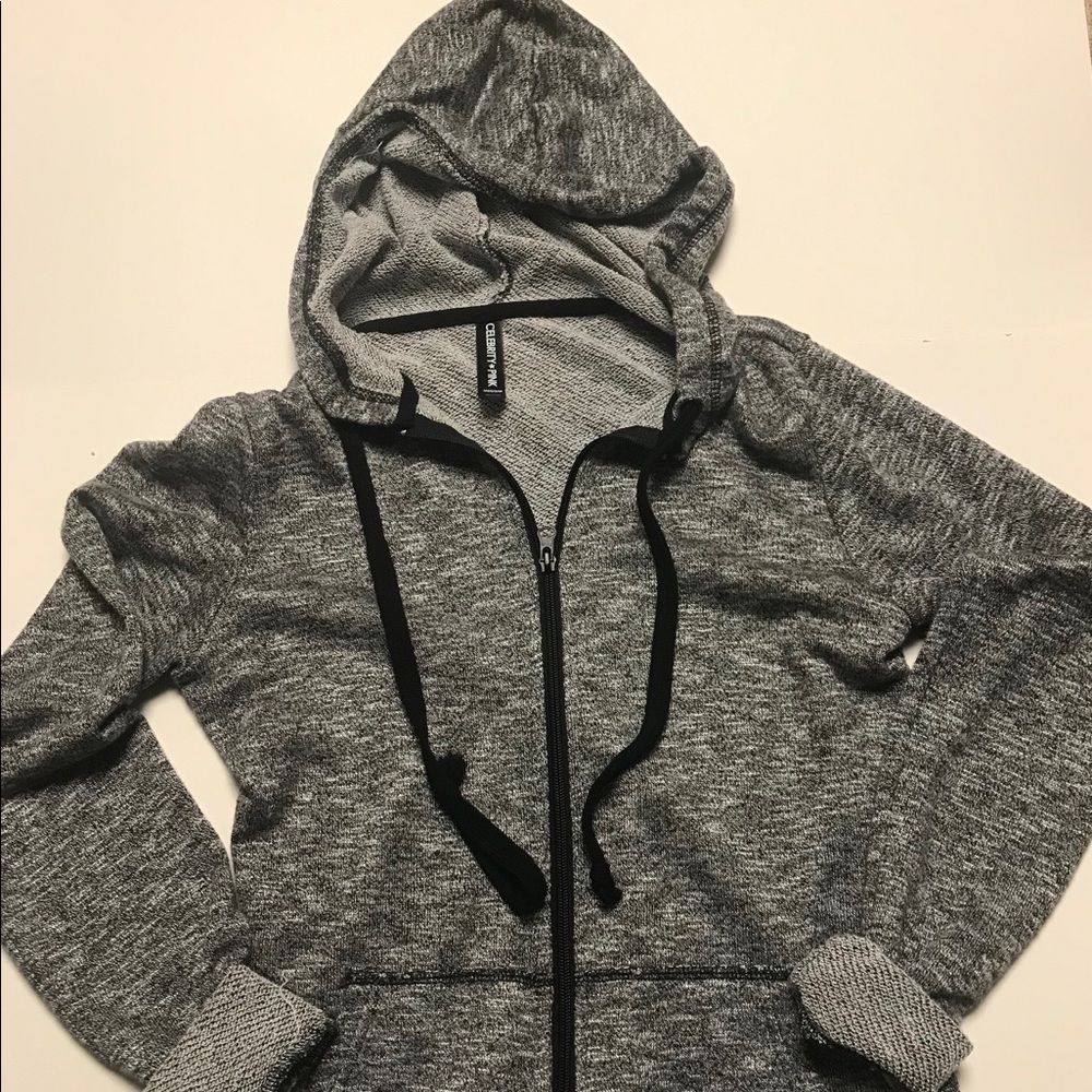 Celebrity Pink Juniors Drawstring Sweater Jacket